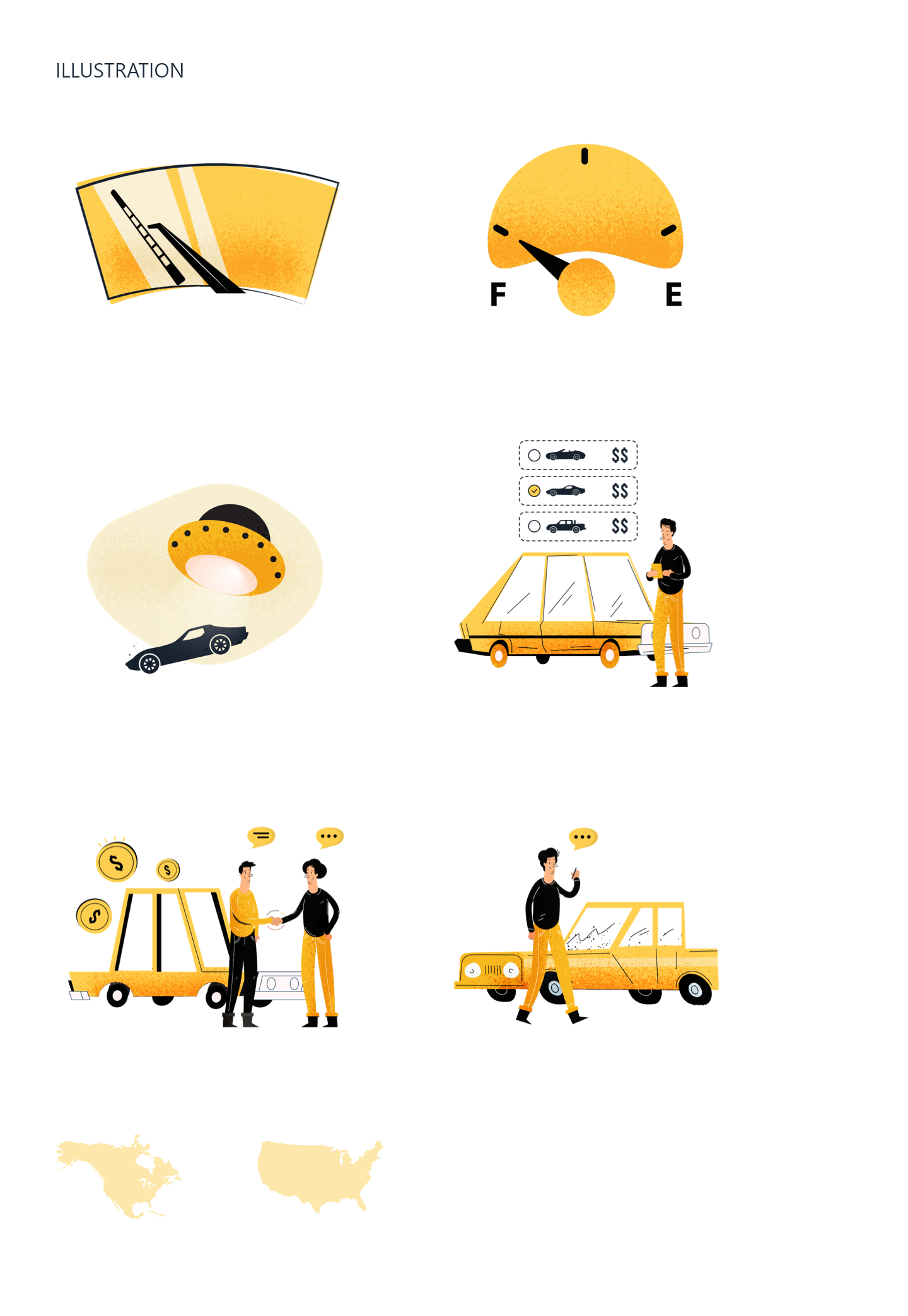 汽车app web 相关UI 素材 .sketch素材