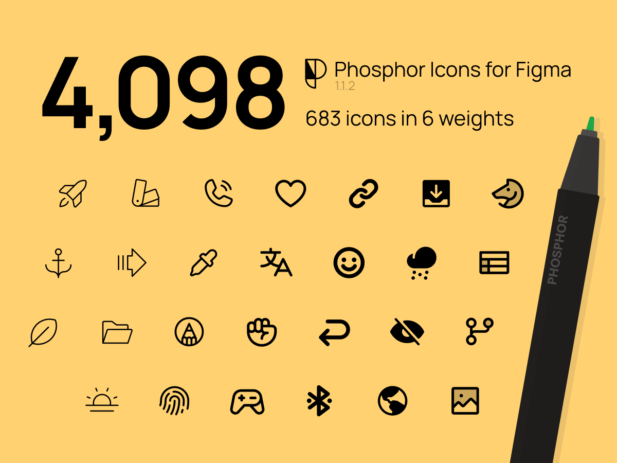 600+实用icon图标  6种风格 .fig素材下载