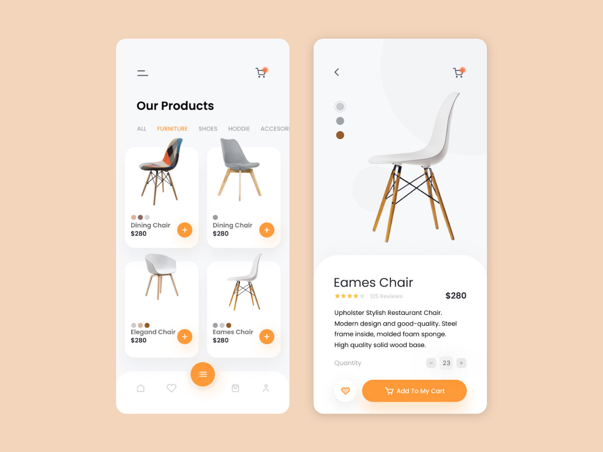 家具电商app ui设计 .fig素材