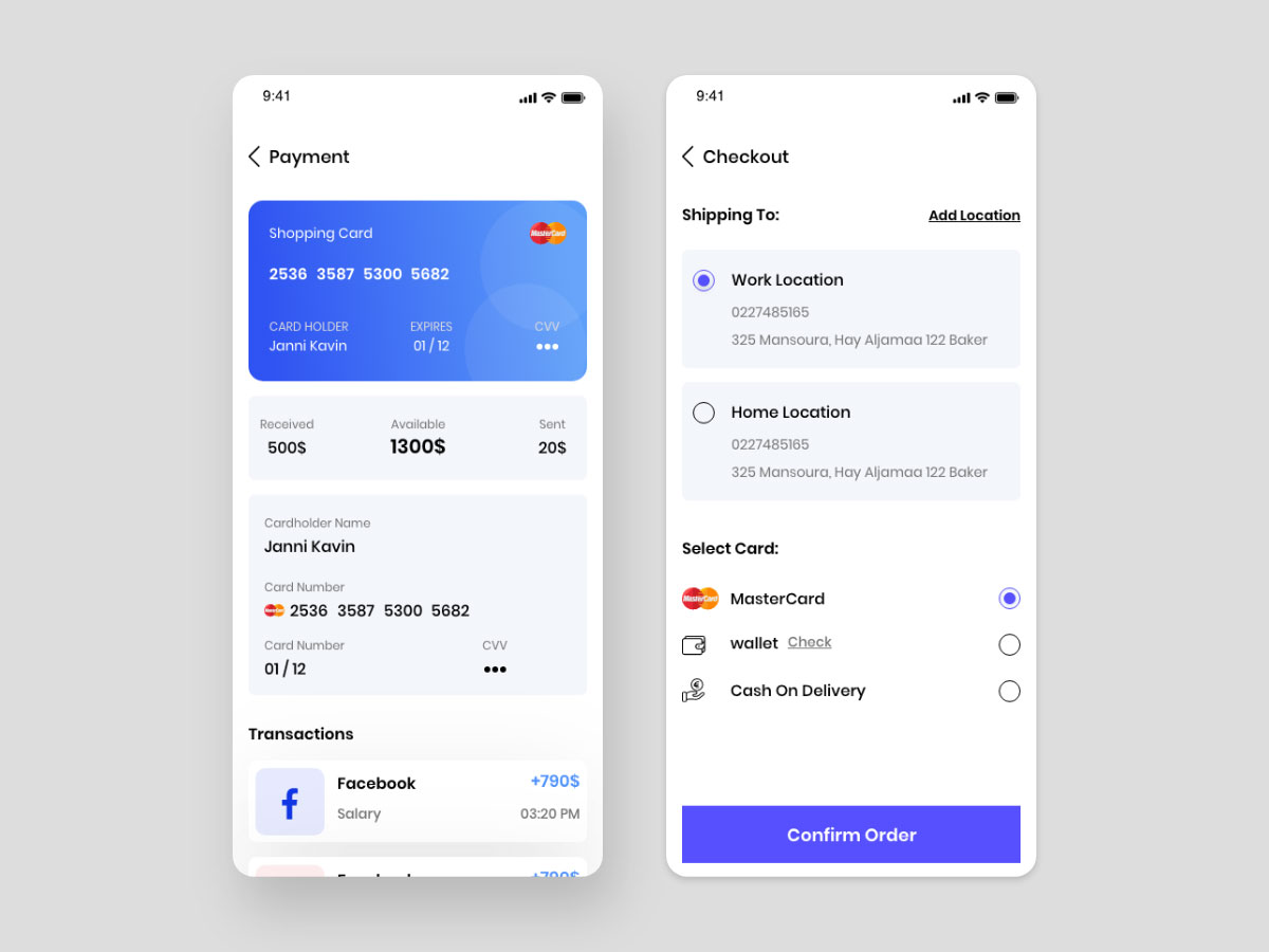 支付app ui设计 .xd素材