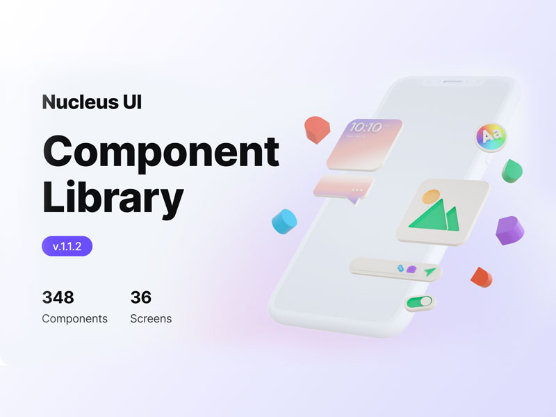 Nucleus 成套app ui kit组件 .fig素材