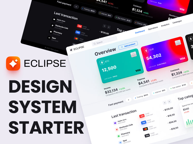Eclipse 软件ui设计 UI kit .fig素材