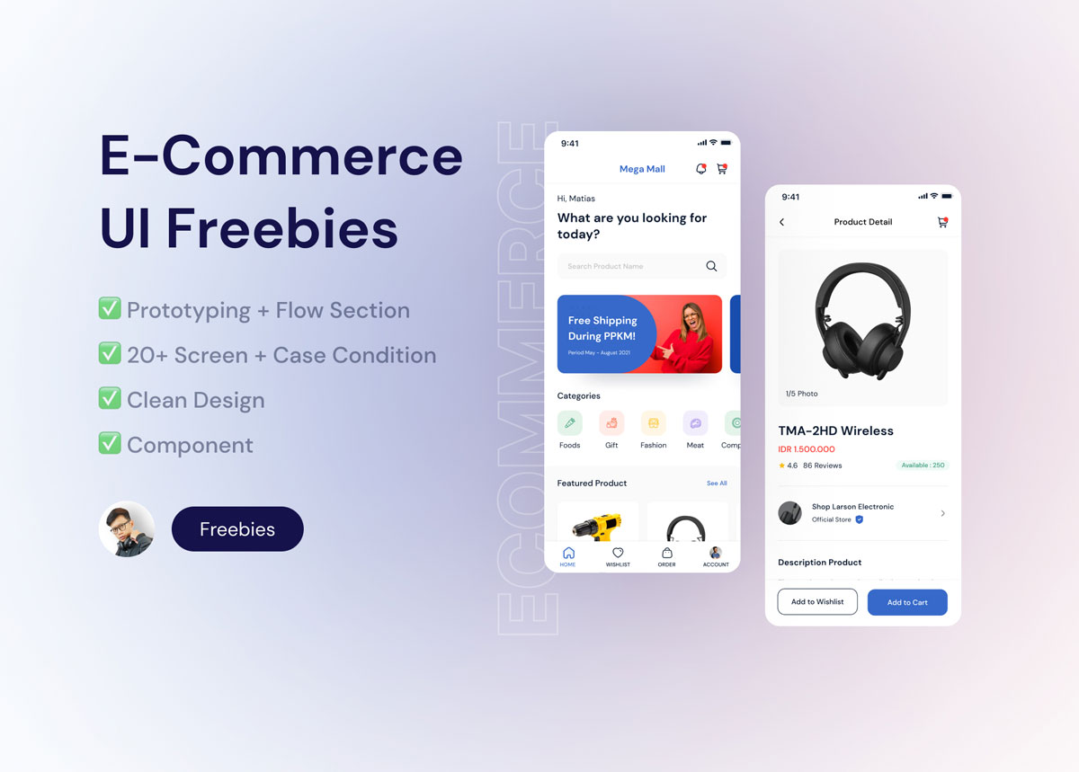 E-Commerce电商app ui设计 .fig素材