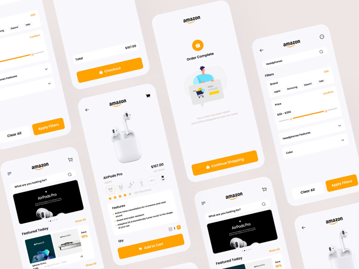 Amazon Redesign app ui设计 .fig素材
