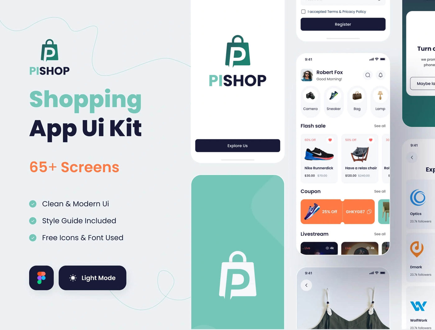 PiShop 电商app ui设计 .fig素材