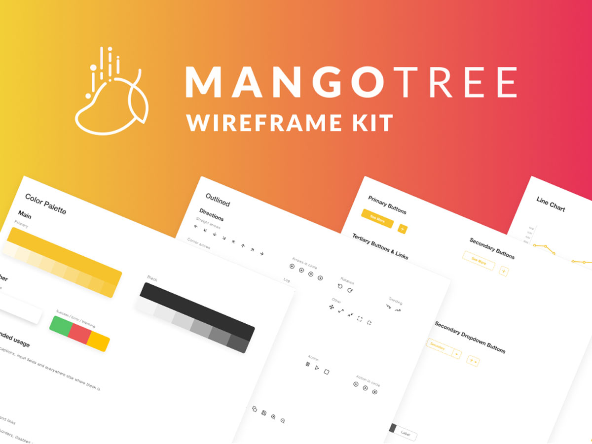 MangoTree – Wireframe Kit线框图设计工具 .fig素材