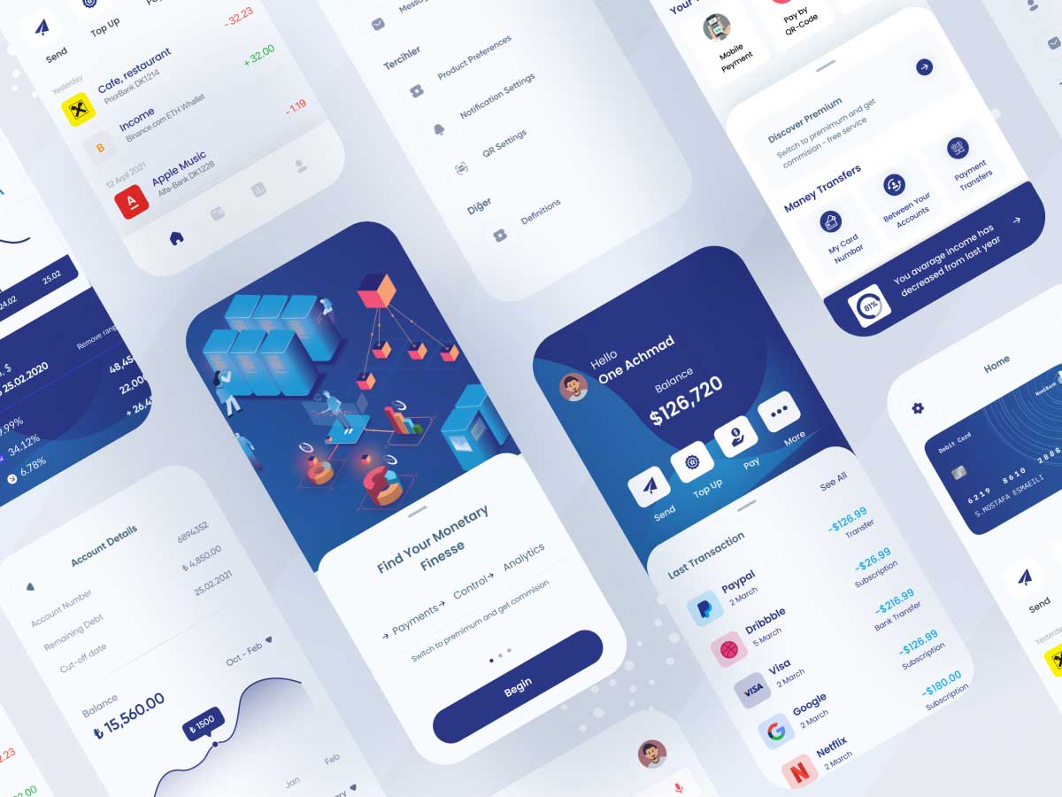 钱包app ui .fig素材