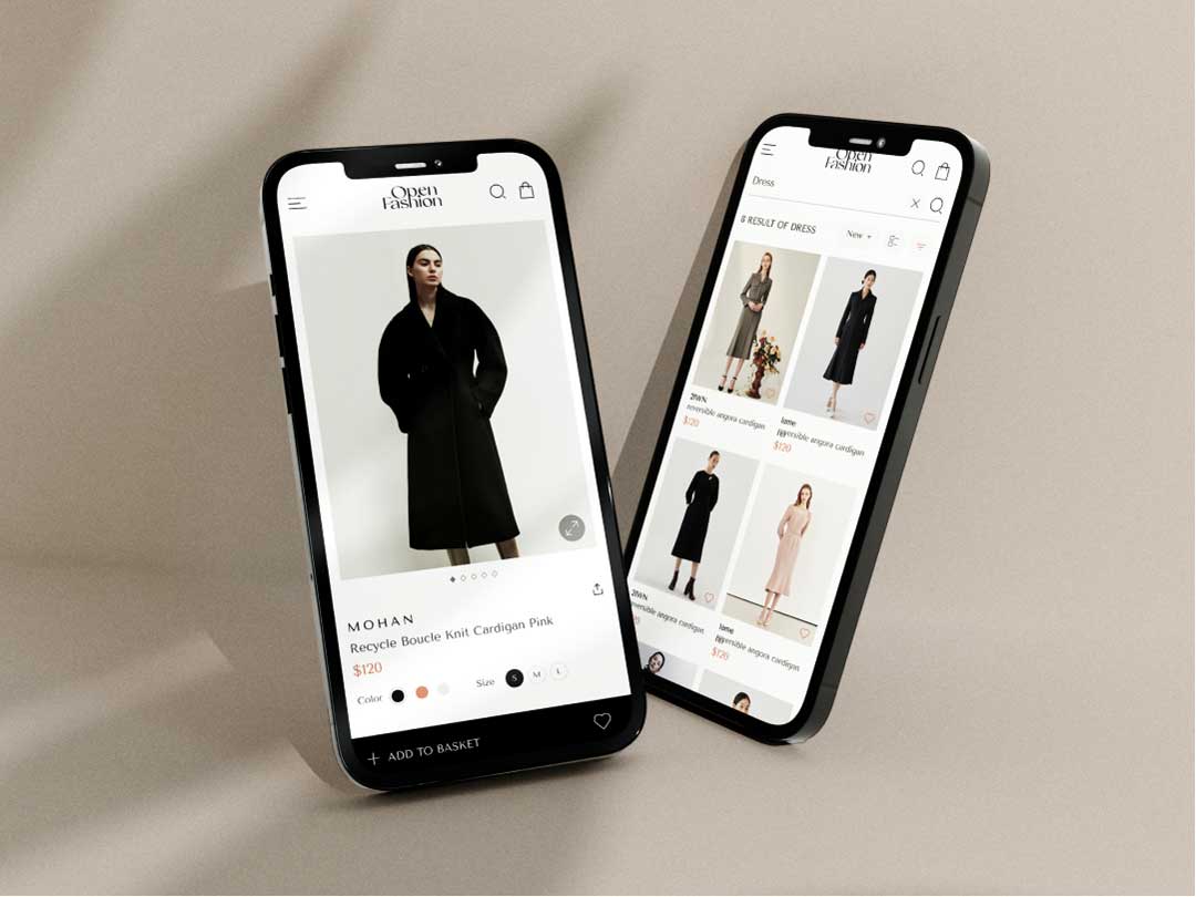 Open Fashion时装电商app ui设计 .fig素材下载