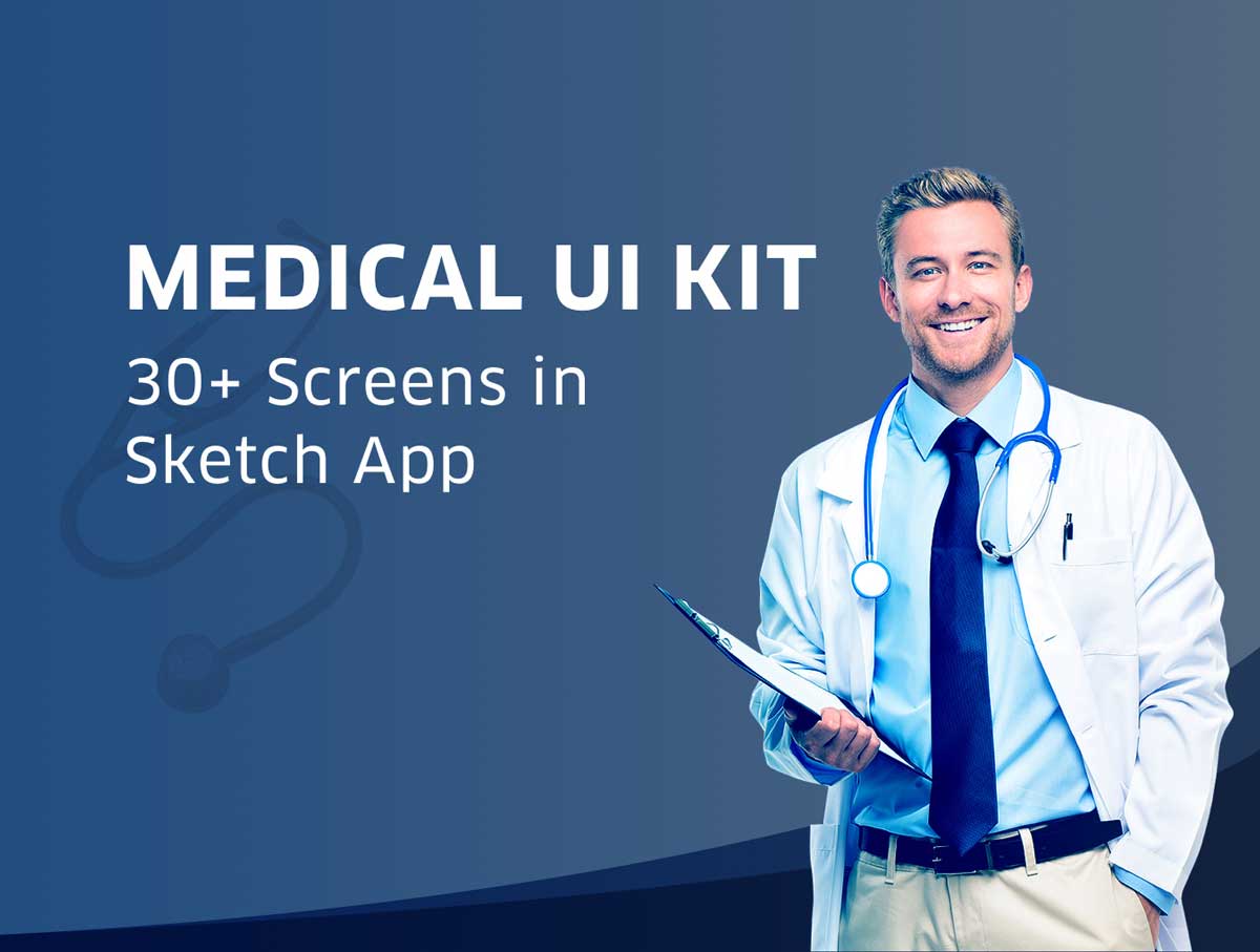Medical医疗健康app ui设计 .sketch素材