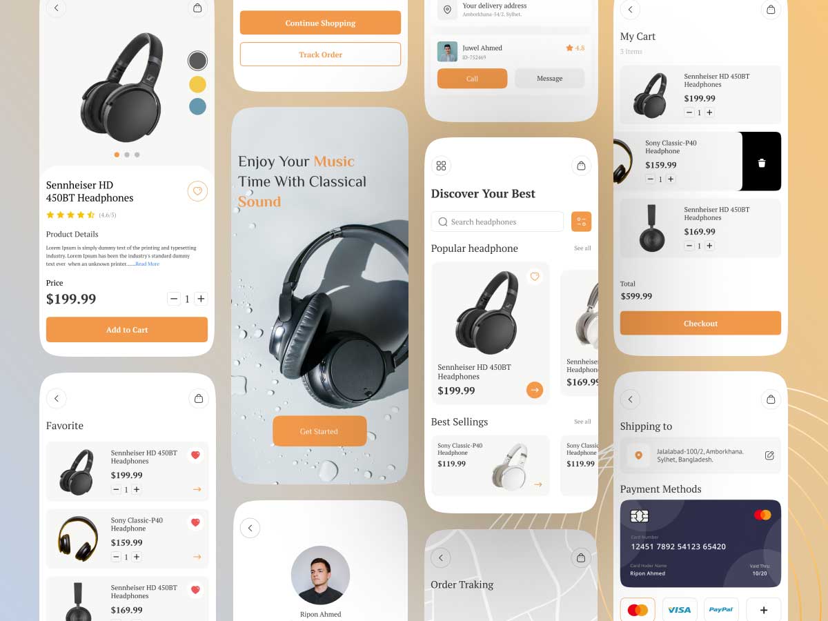 数码电商app ui设计 .fig素材