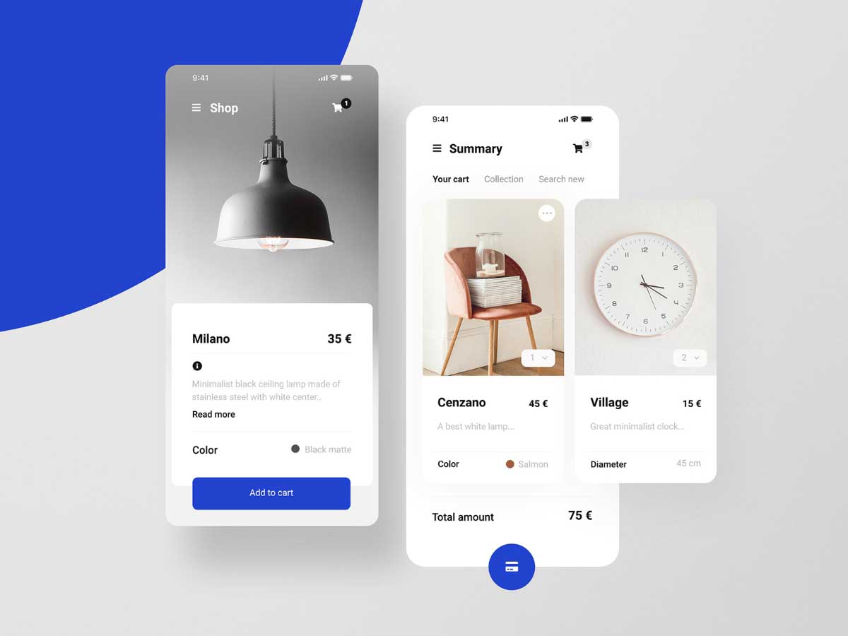家居app ui设计 .xd素材