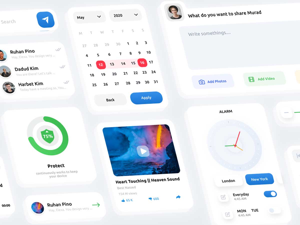 App Widget 组件ui .fig素材
