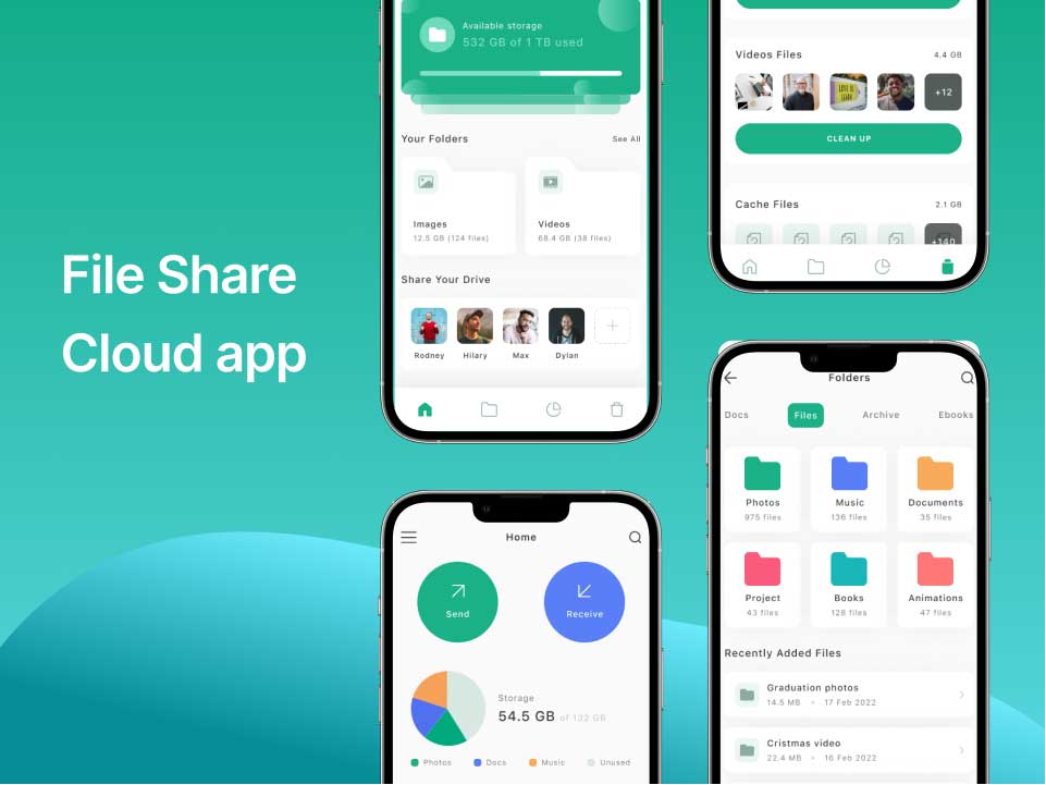 文件云存储app ui设计 .fig素材