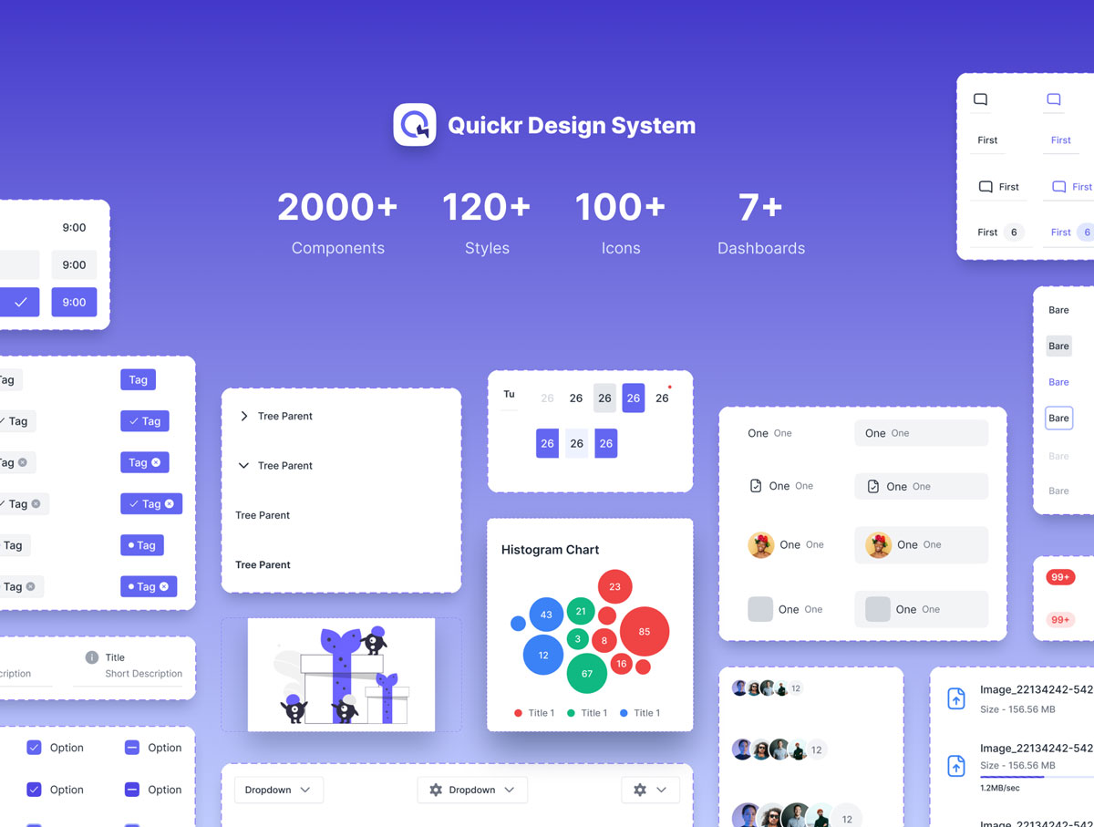 Quickr 设计系统 .fig素材
