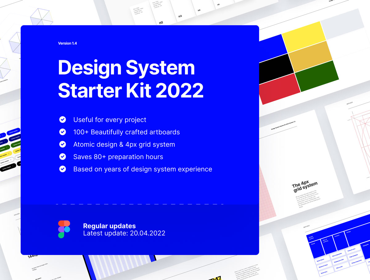 2022 UI设计系统套件 .fig素材下载