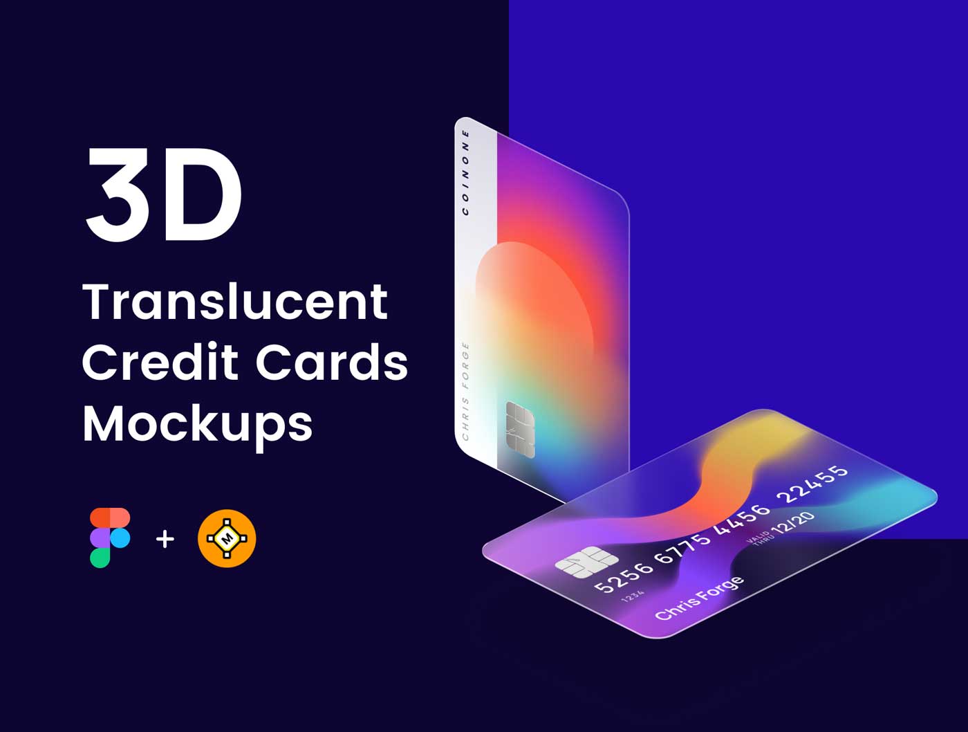 3D半透明信用卡模型设计 .fig素材