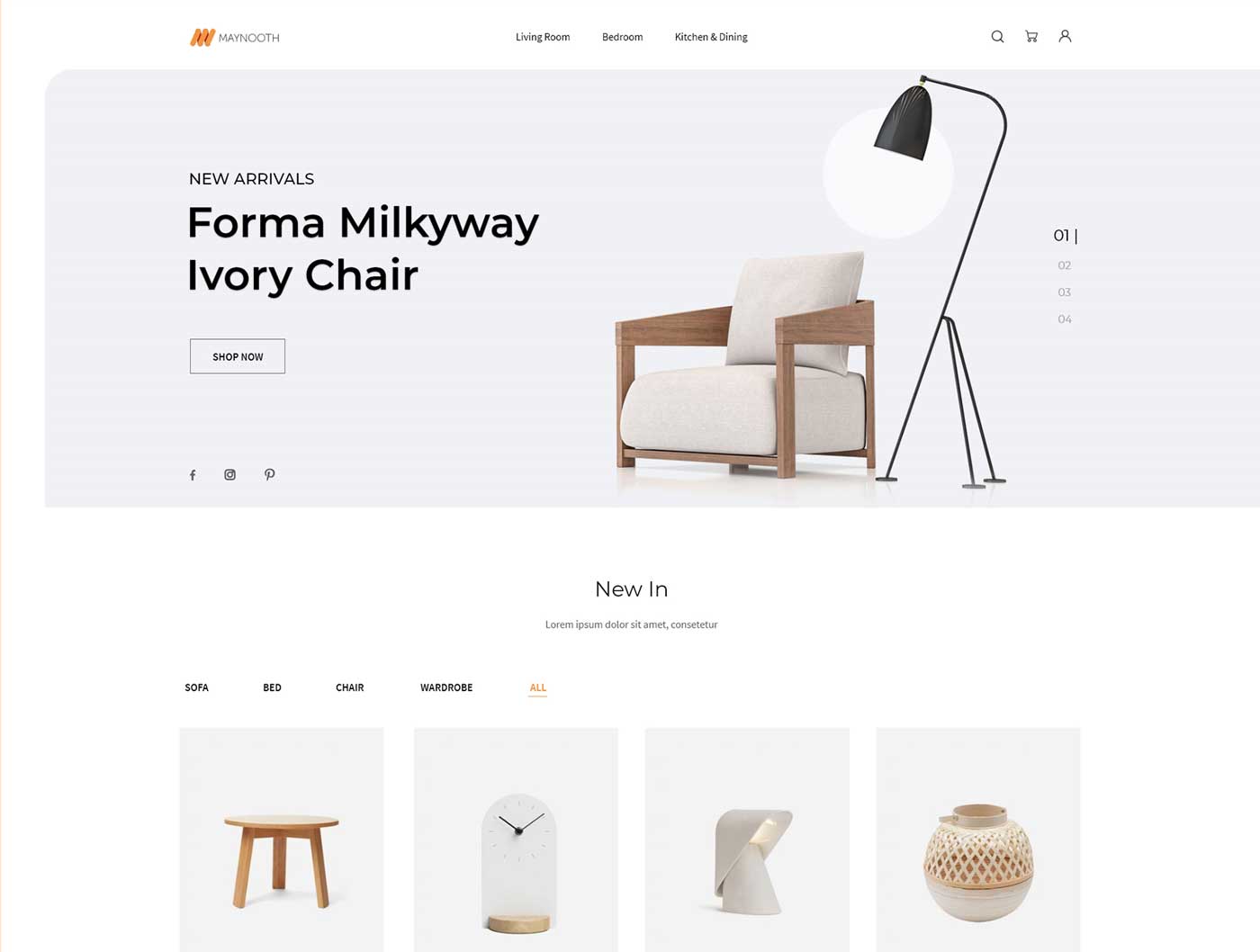 Furniture家居电商app ui设计 .xd素材
