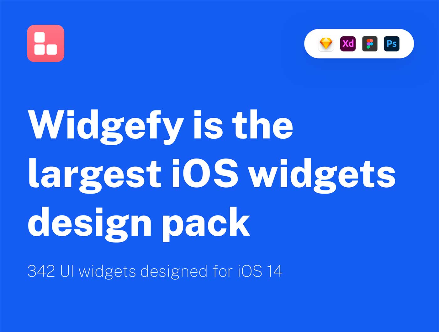 Widgefy 多用途iOS小部件ui工具包 .fig .xd .sketch .psd素材下载