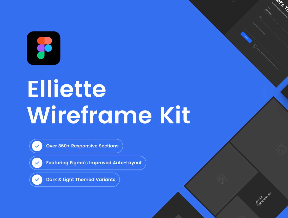 Elliette线框图设计工具包 .fig素材