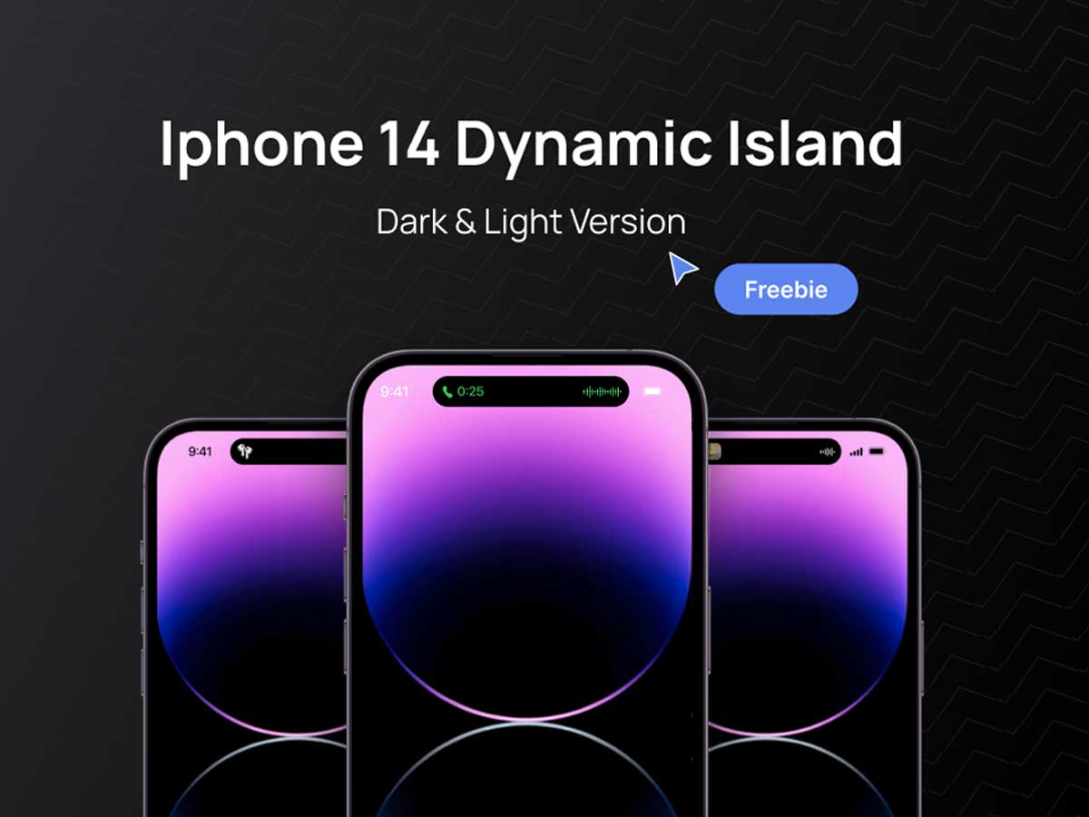 iPhone 14 pro灵动岛UI设计 .fig素材
