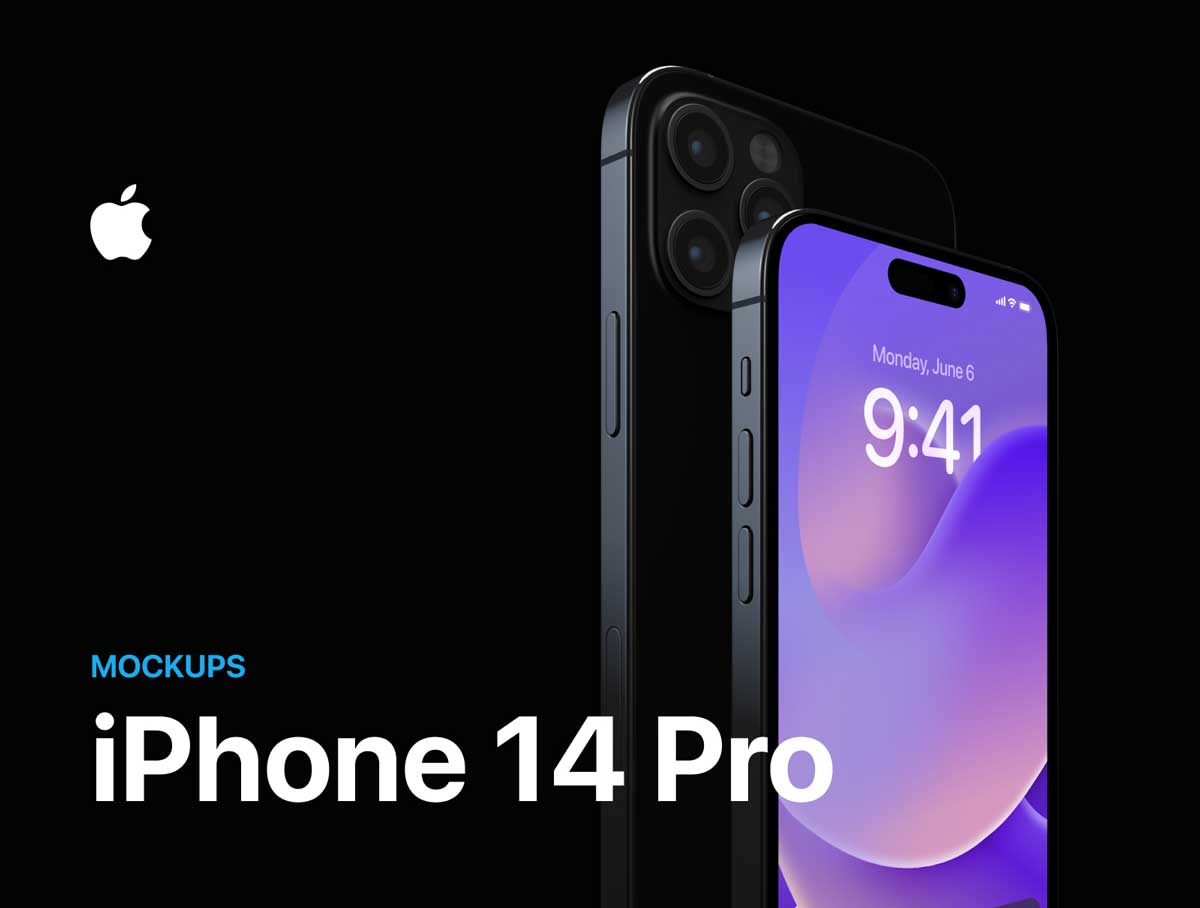 iPhone 14 Pro 样机Mockups设计 .fig素材