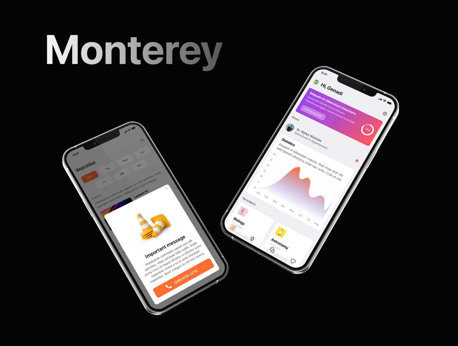 Monterey app用户界面uikit设计素材 XD源文件