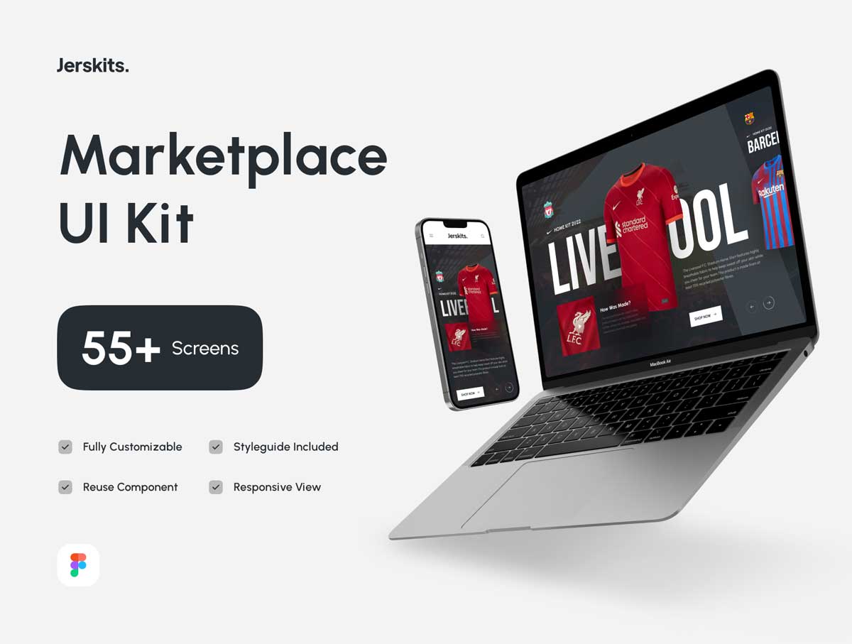 Jerskits – MarketplaceUI工具包素材